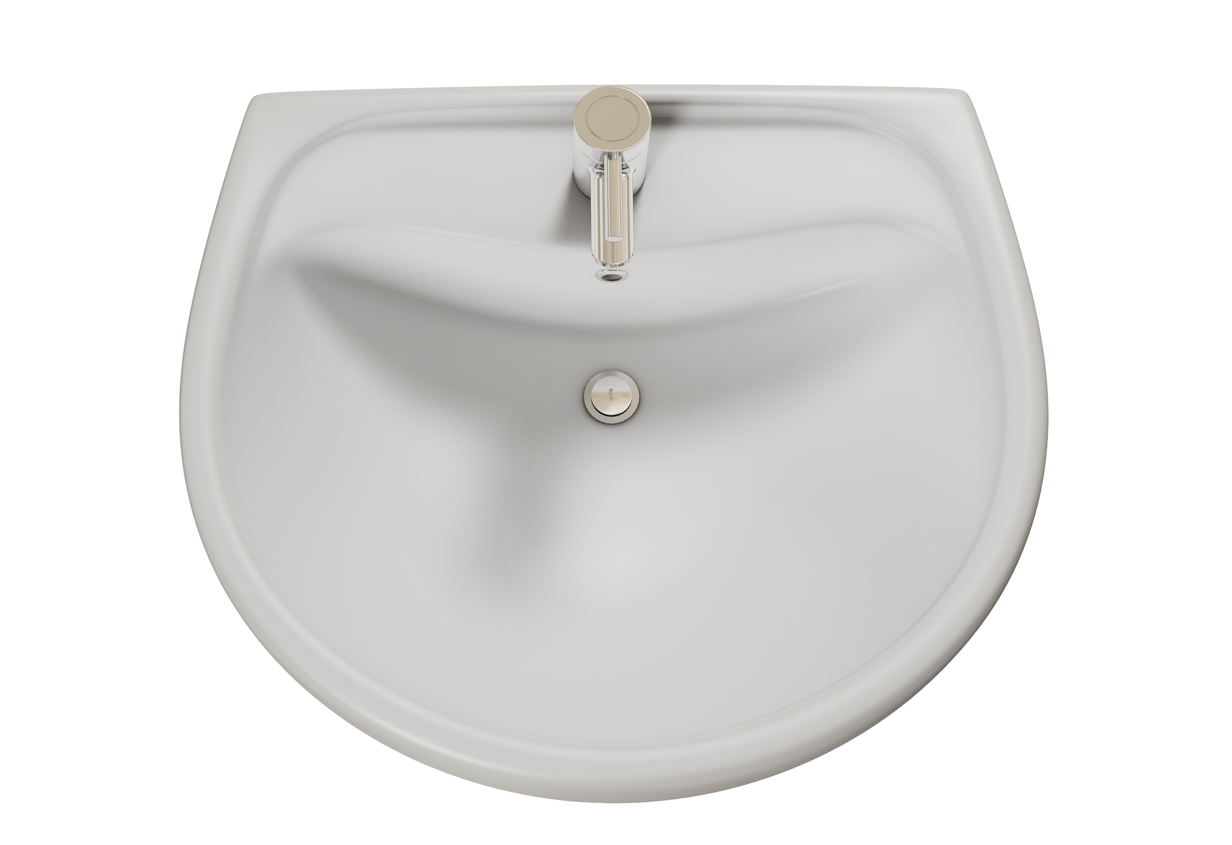 Buse Yarım Ayaklı Lavabo